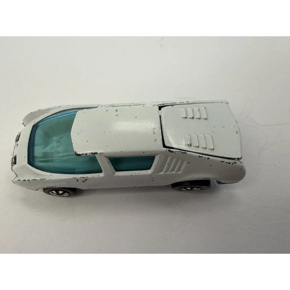 Mattel Redline Hot Wheels Pit Crew Car White Vintage No Decals